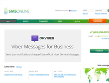 Tablet Screenshot of en.sms-online.com